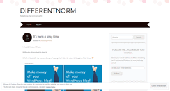 Desktop Screenshot of differentnorm.com